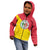 Italy Sicilia Kid Hoodie Triskeles With Lemons - Wonder Print Shop