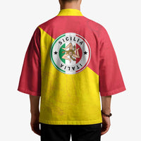 Italy Sicilia Kimono Triskeles With Lemons - Wonder Print Shop