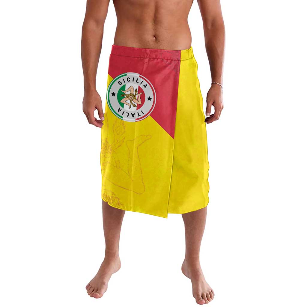 Italy Sicilia Lavalava Triskeles With Lemons - Wonder Print Shop