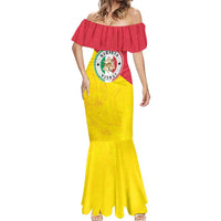 Italy Sicilia Mermaid Dress Triskeles With Lemons - Wonder Print Shop