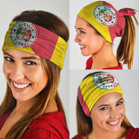 Italy Sicilia Neck Gaiter Triskeles With Lemons - Wonder Print Shop