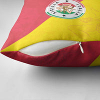 Italy Sicilia Pillow Cover Triskeles With Lemons - Wonder Print Shop