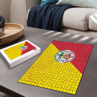 Italy Sicilia Puzzle Triskeles With Lemons - Wonder Print Shop