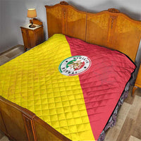 Italy Sicilia Quilt Triskeles With Lemons - Wonder Print Shop