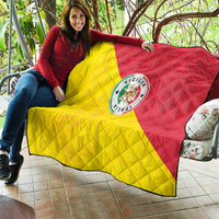 Italy Sicilia Quilt Triskeles With Lemons - Wonder Print Shop