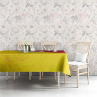 Italy Sicilia Tablecloth Triskeles With Lemons - Wonder Print Shop