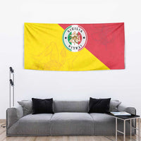 Italy Sicilia Tapestry Triskeles With Lemons - Wonder Print Shop