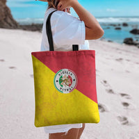 Italy Sicilia Tote Bag Triskeles With Lemons - Wonder Print Shop