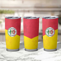 Italy Sicilia Tumbler Cup Triskeles With Lemons - Wonder Print Shop