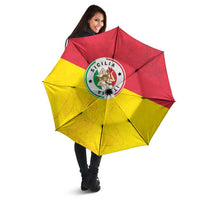Italy Sicilia Umbrella Triskeles With Lemons - Wonder Print Shop