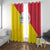 Italy Sicilia Window Curtain Triskeles With Lemons - Wonder Print Shop