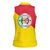 Italy Sicilia Women Sleeveless Polo Shirt Triskeles With Lemons - Wonder Print Shop