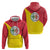 Italy Sicilia Zip Hoodie Triskeles With Lemons - Wonder Print Shop