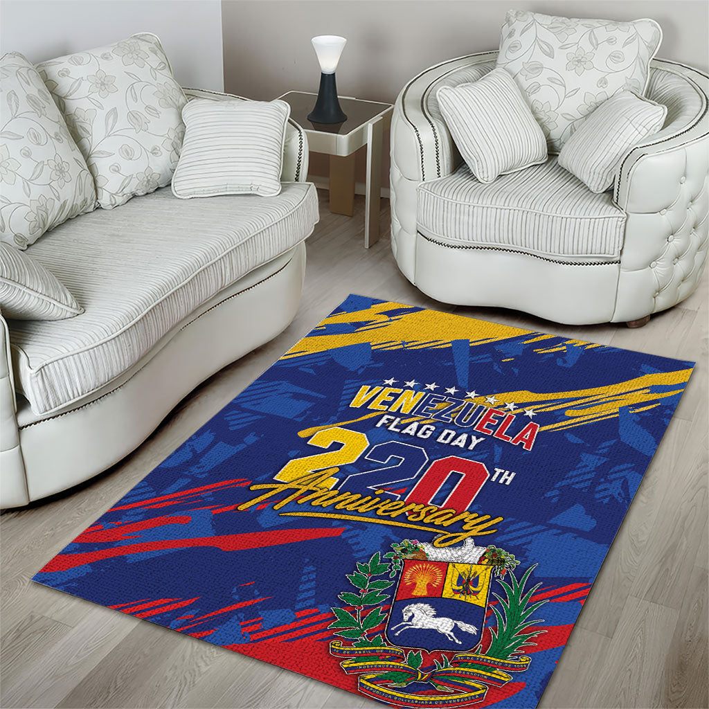 Venezuela Flag Day Area Rug 220th Anniversary Heritage Pride
