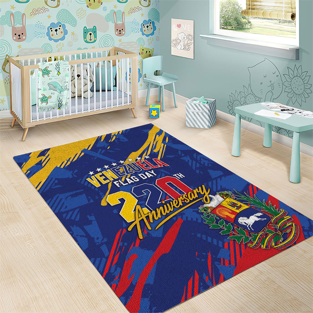 Venezuela Flag Day Area Rug 220th Anniversary Heritage Pride