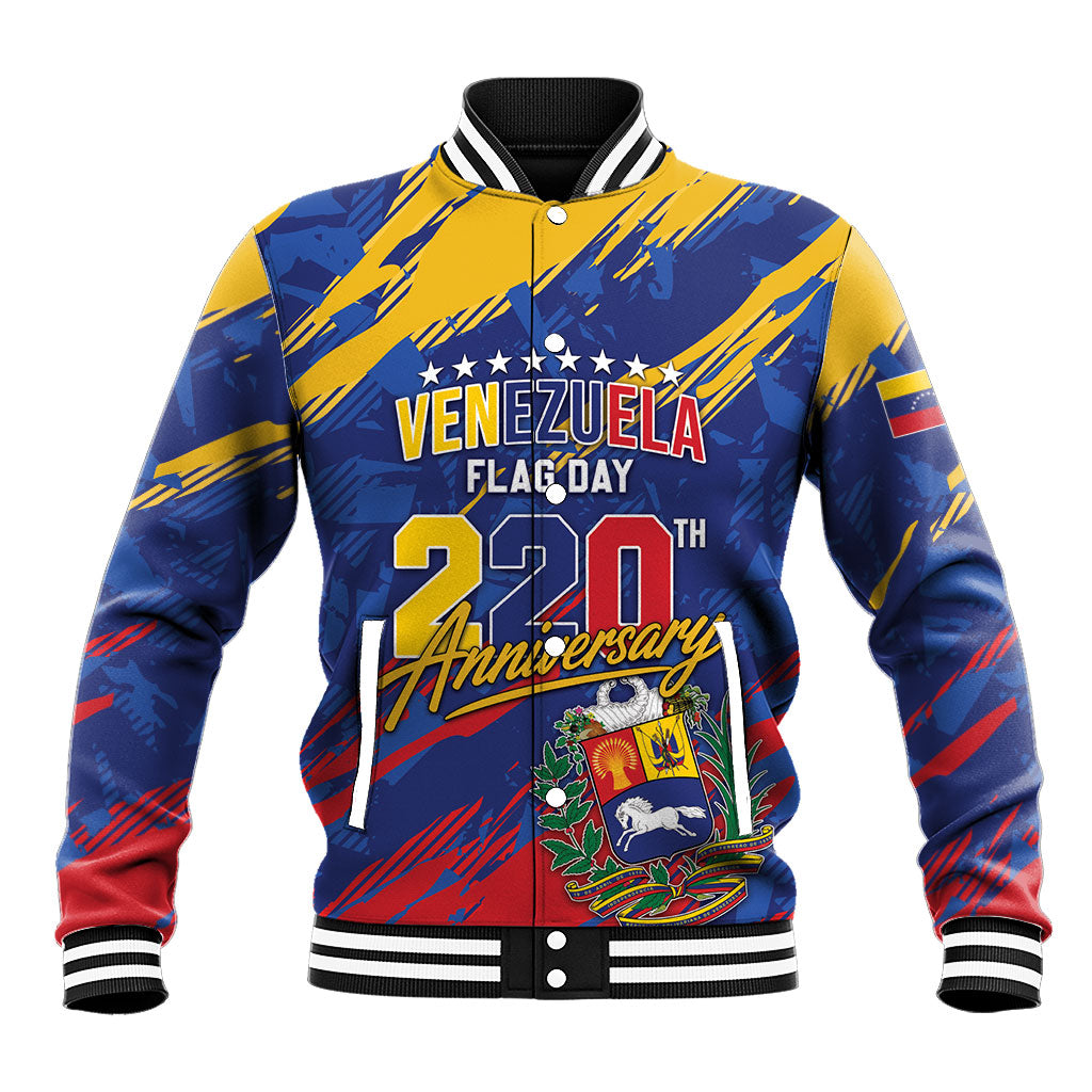 Personalized Venezuela Flag Day Baseball Jacket 220th Anniversary Heritage Pride