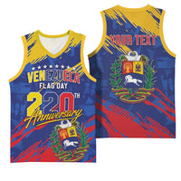 Personalized Venezuela Flag Day Basketball Jersey 220th Anniversary Heritage Pride