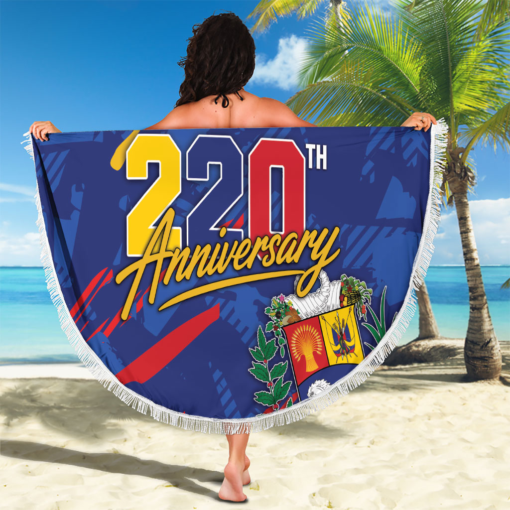 Venezuela Flag Day Beach Blanket 220th Anniversary Heritage Pride
