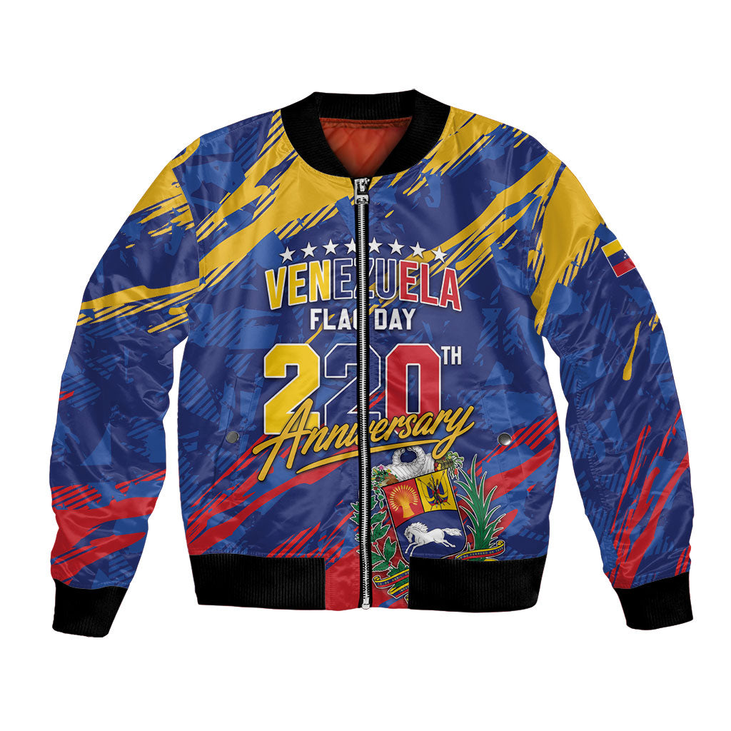 Personalized Venezuela Flag Day Bomber Jacket 220th Anniversary Heritage Pride