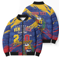 Personalized Venezuela Flag Day Bomber Puffer Jacket 220th Anniversary Heritage Pride