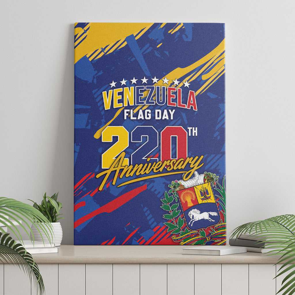 Venezuela Flag Day Canvas Wall Art 220th Anniversary Heritage Pride