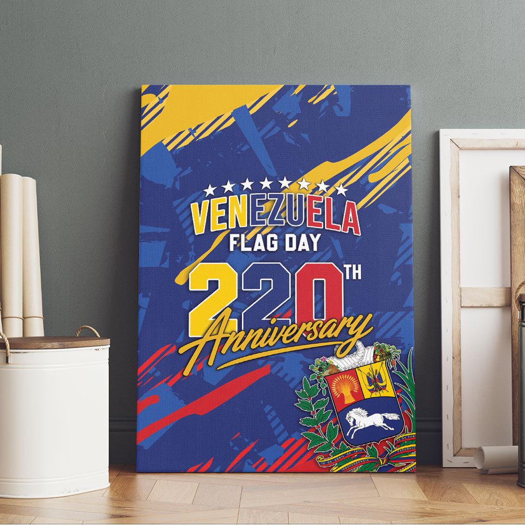 Venezuela Flag Day Canvas Wall Art 220th Anniversary Heritage Pride