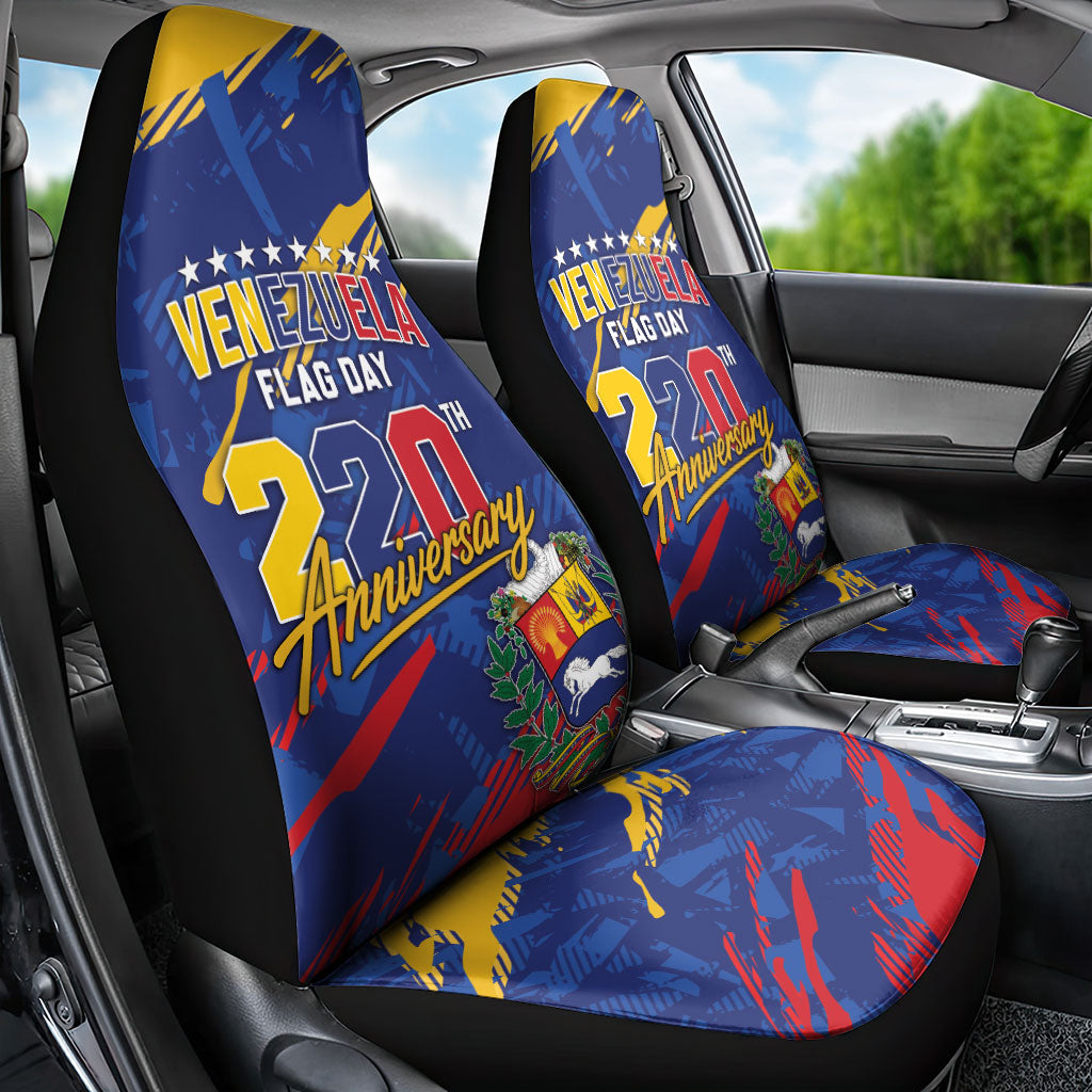 Venezuela Flag Day Car Seat Cover 220th Anniversary Heritage Pride