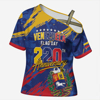 Personalized Venezuela Flag Day Cross Shoulder Shirt 220th Anniversary Heritage Pride