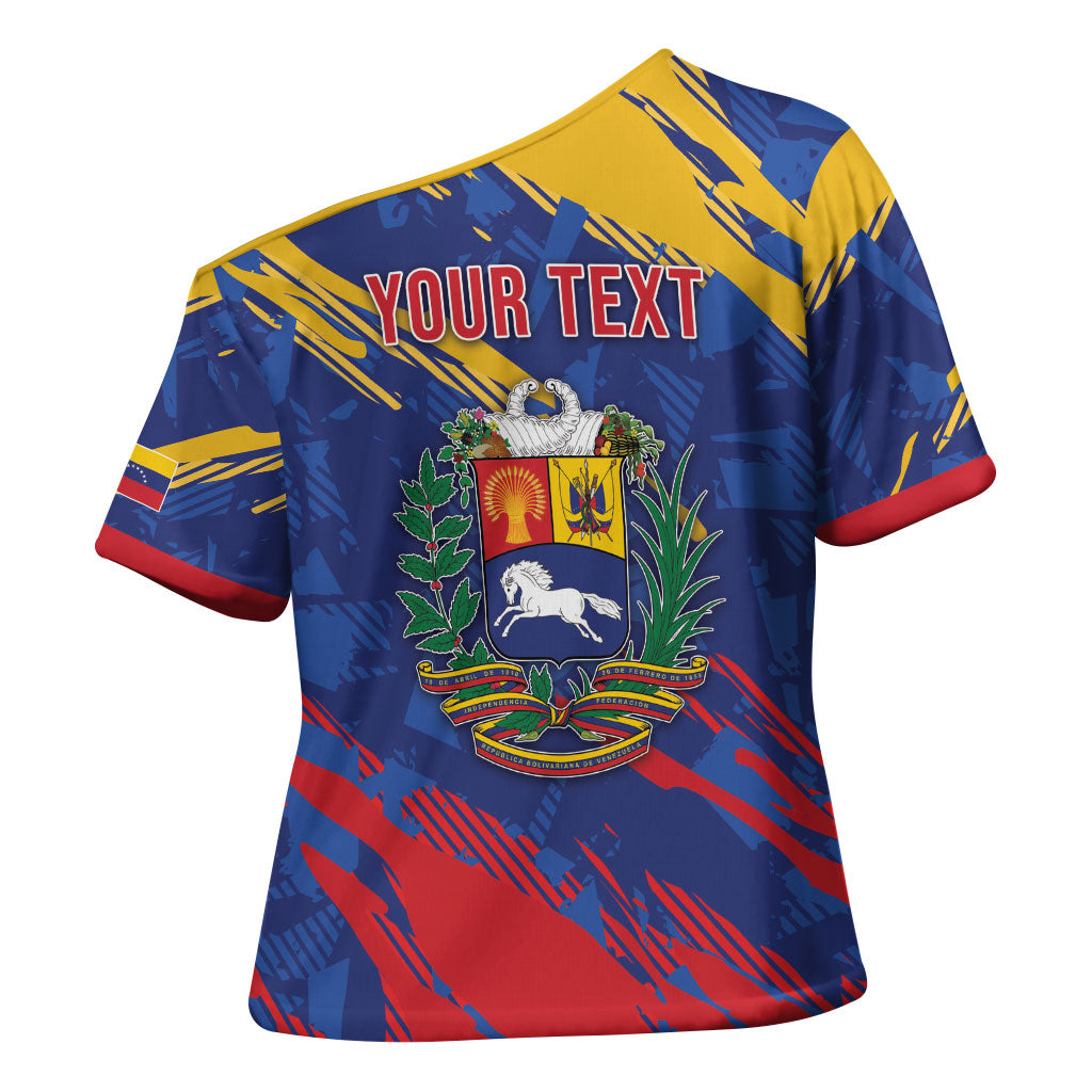 Personalized Venezuela Flag Day Cross Shoulder Shirt 220th Anniversary Heritage Pride
