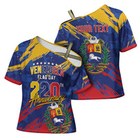 Personalized Venezuela Flag Day Cross Shoulder Shirt 220th Anniversary Heritage Pride