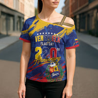 Personalized Venezuela Flag Day Cross Shoulder Shirt 220th Anniversary Heritage Pride