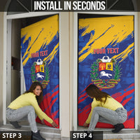 Personalized Venezuela Flag Day Door Cover 220th Anniversary Heritage Pride