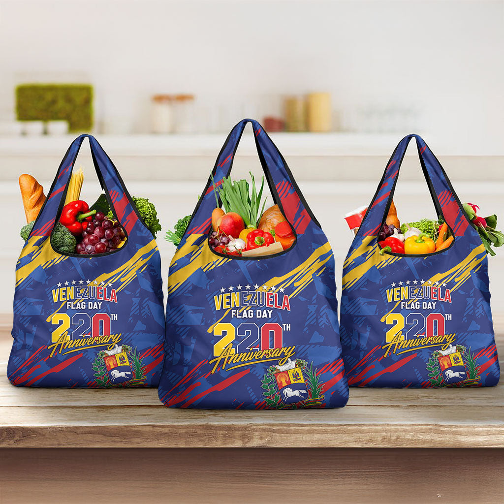 Venezuela Flag Day Grocery Bag 220th Anniversary Heritage Pride