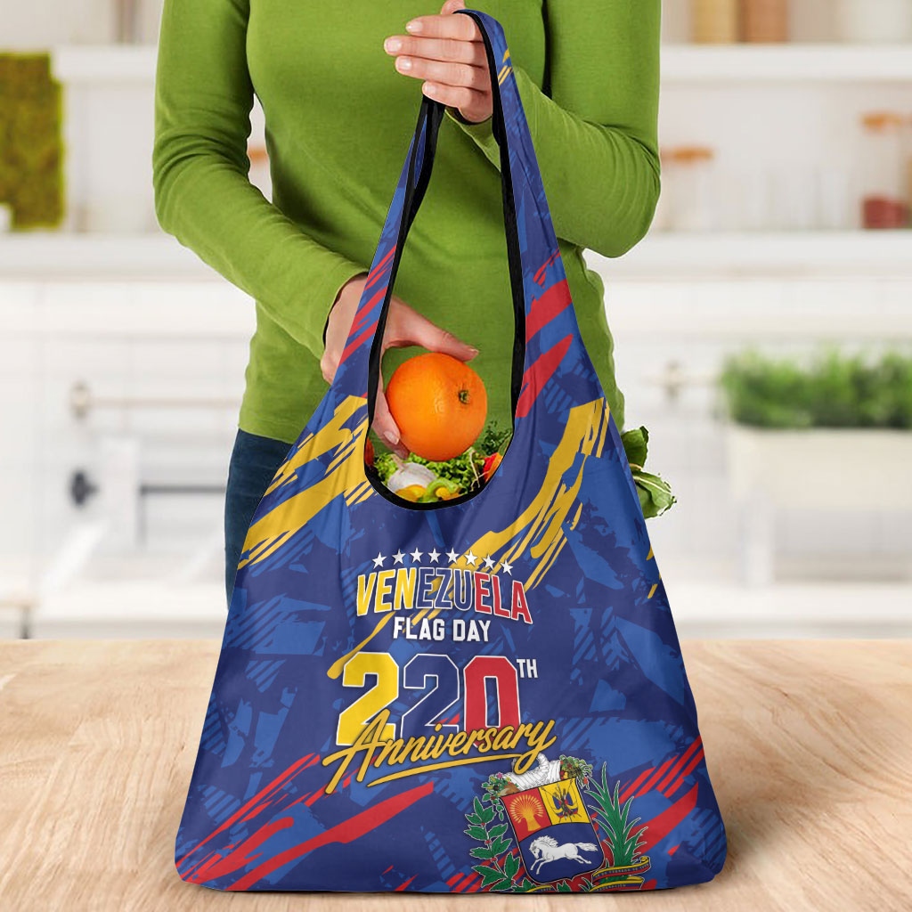 Venezuela Flag Day Grocery Bag 220th Anniversary Heritage Pride
