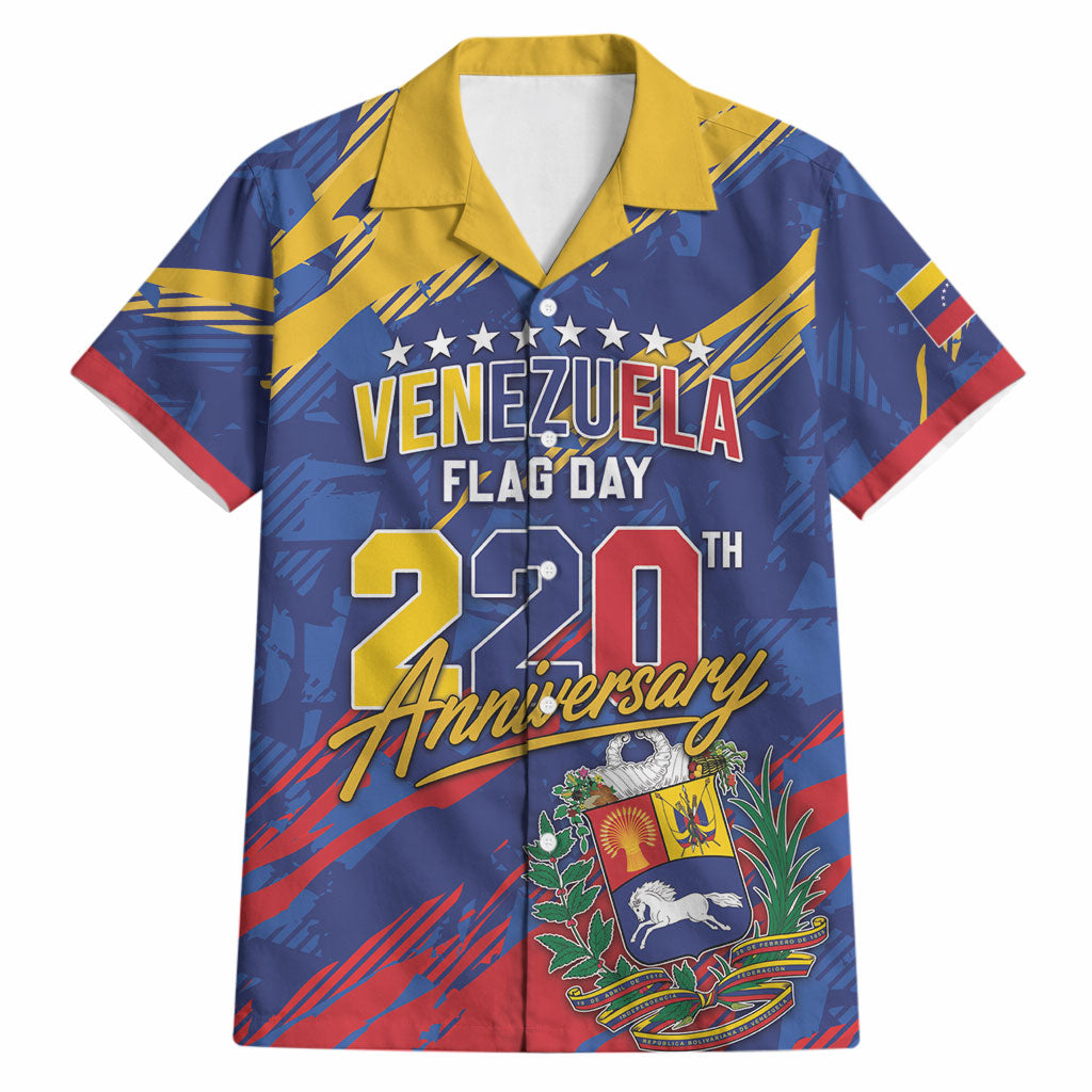 Personalized Venezuela Flag Day Hawaiian Shirt 220th Anniversary Heritage Pride