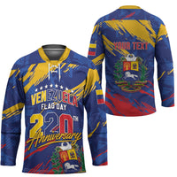 Personalized Venezuela Flag Day Hockey Jersey 220th Anniversary Heritage Pride