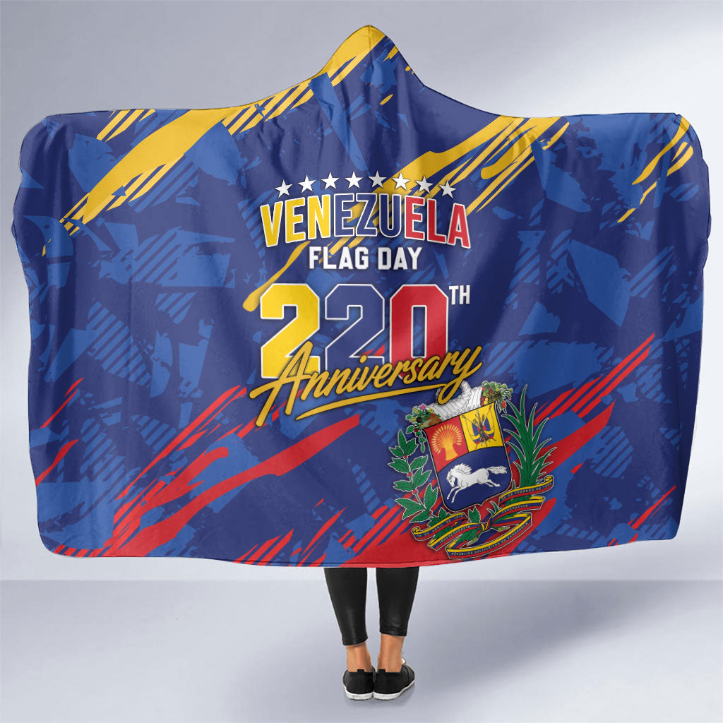 Venezuela Flag Day Hooded Blanket 220th Anniversary Heritage Pride