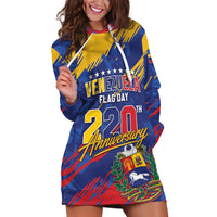 Personalized Venezuela Flag Day Hoodie Dress 220th Anniversary Heritage Pride