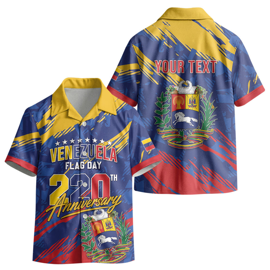 Personalized Venezuela Flag Day Kid Hawaiian Shirt 220th Anniversary Heritage Pride