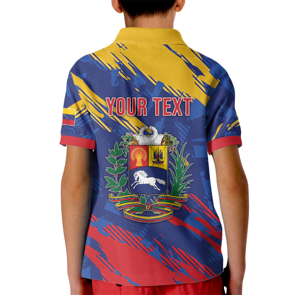 Personalized Venezuela Flag Day Kid Polo Shirt 220th Anniversary Heritage Pride