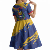 Personalized Venezuela Flag Day Kid Short Sleeve Dress 220th Anniversary Heritage Pride