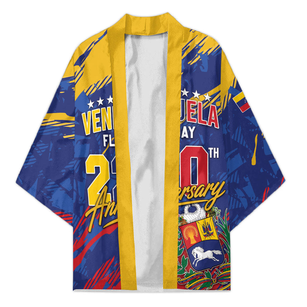 Personalized Venezuela Flag Day Kimono 220th Anniversary Heritage Pride