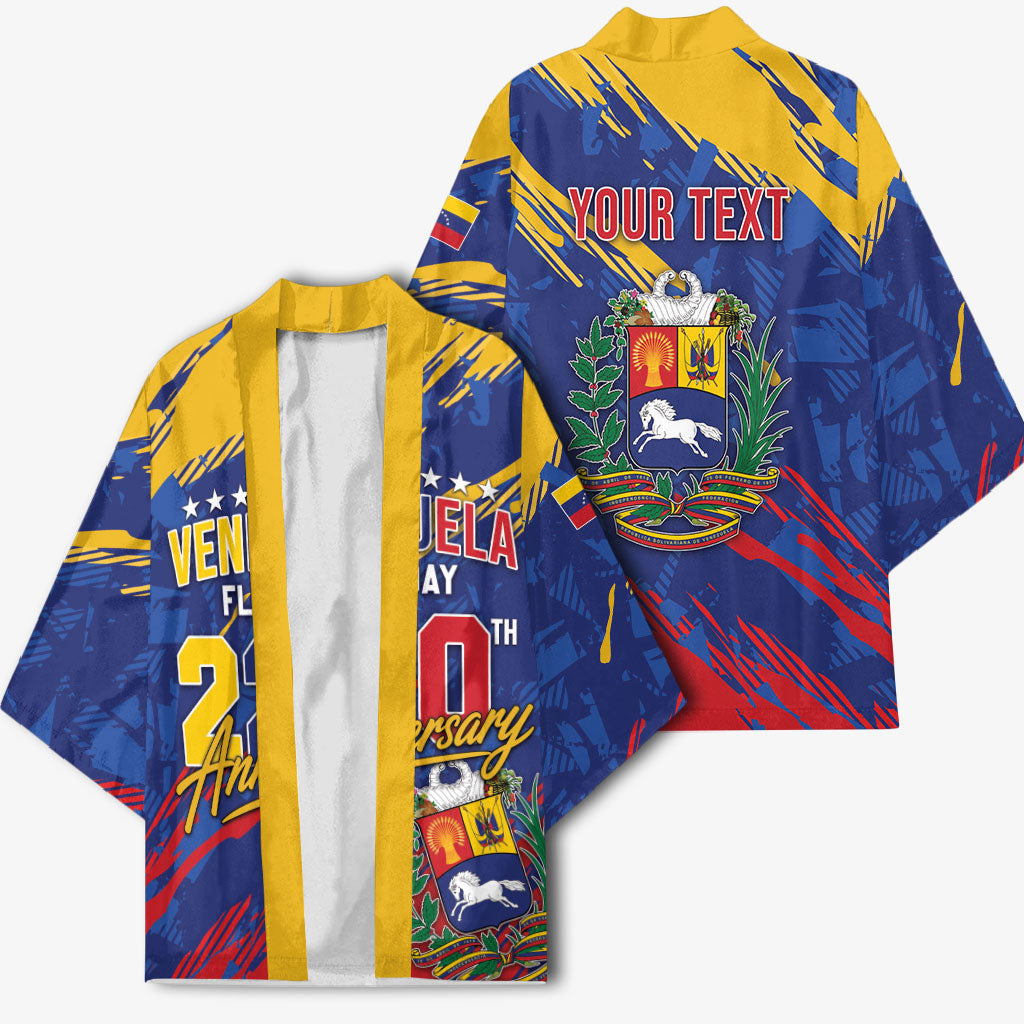 Personalized Venezuela Flag Day Kimono 220th Anniversary Heritage Pride