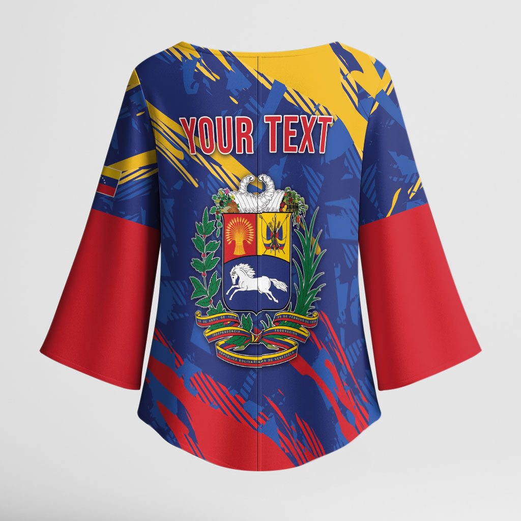 Personalized Venezuela Flag Day Kimono Sleeve Blouse 220th Anniversary Heritage Pride