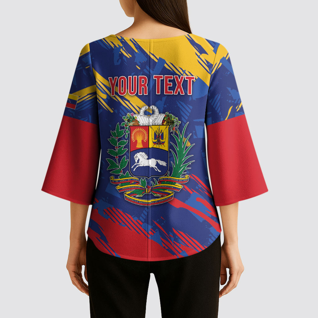 Personalized Venezuela Flag Day Kimono Sleeve Blouse 220th Anniversary Heritage Pride
