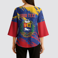 Personalized Venezuela Flag Day Kimono Sleeve Blouse 220th Anniversary Heritage Pride