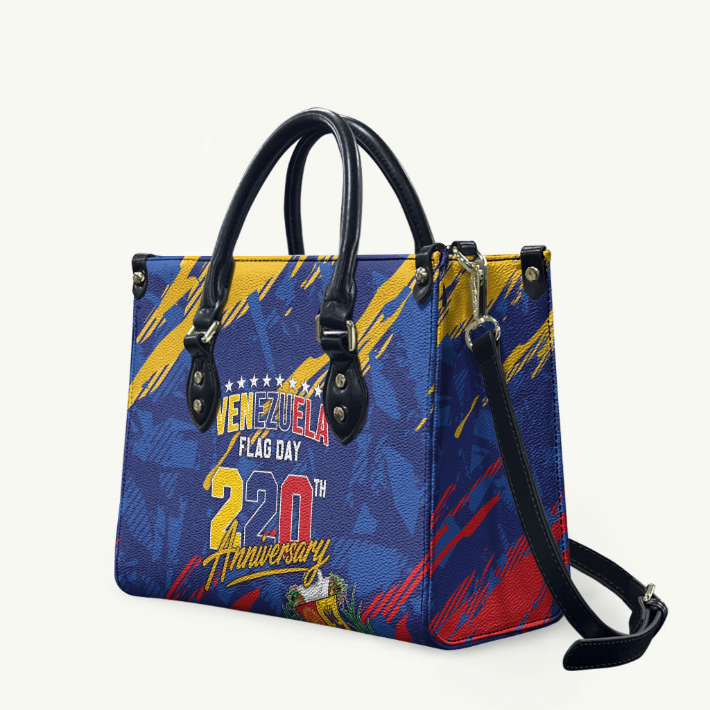 Venezuela Flag Day Leather Bag 220th Anniversary Heritage Pride