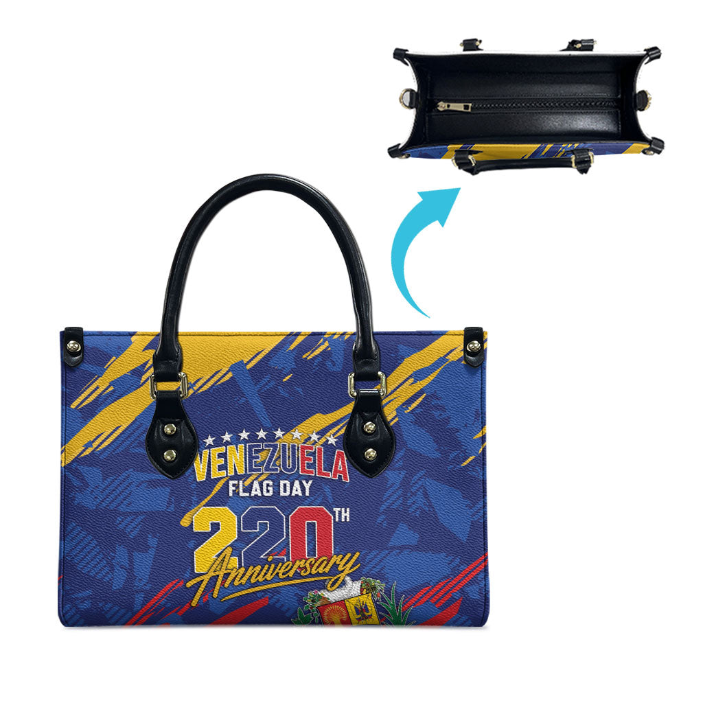 Venezuela Flag Day Leather Bag 220th Anniversary Heritage Pride