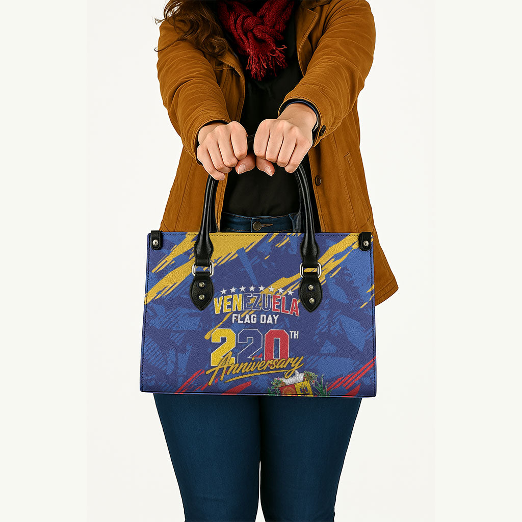 Venezuela Flag Day Leather Bag 220th Anniversary Heritage Pride