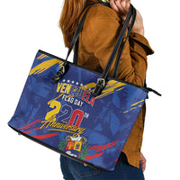 Venezuela Flag Day Leather Tote Bag 220th Anniversary Heritage Pride